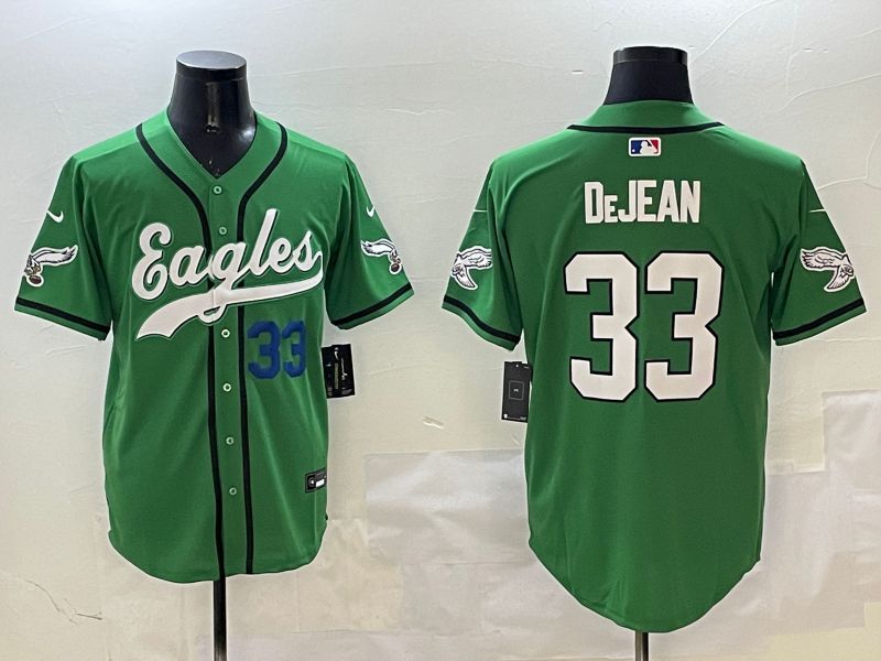 Men Philadelphia Eagles #33 Dejean Green three generations Jointly Name 2025 Nike Limited NFL Jersey style 19->philadelphia eagles->NFL Jersey